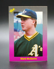1989 Classic Travel Purple MARK McGWIRE card #190 Oakland Athletics