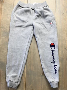 Champion Youth Boy’s Gray Embroidered Logo Athletic Sweatpants Size: M - Picture 1 of 8