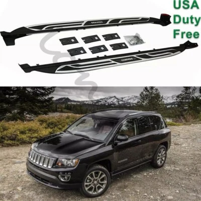 Se adapta a Jeep Compass 2011-2016 estribo lateral barra Nerf Foto 1 de 4
