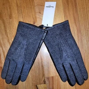 Gloves tech touch grey/black UNISEX New with tags Size M/L - Picture 1 of 5