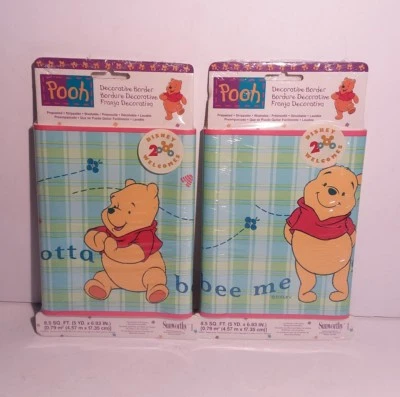 Winnie The Pooh Gotta Bee Me Wall Border 2 Packs WFP6820 Sealed - Image 1 of 4