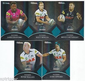 2016 NRL Traders Black Parallel Special PANTHERS Team Set
