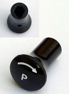 Lucas Type "P" Panel Light + Arrow Switch Black Knob, MGA AHH5368 - Picture 1 of 1