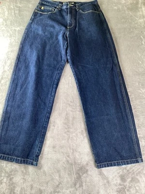 Pantalones de mezclilla holgados vintage Reverb para hombre 34x34 azul Y2K patinador grunge lavado medio Foto 1 de 4