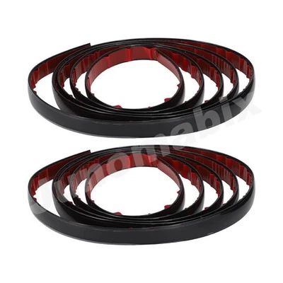 2x Black Roof Top Trim Drip Moldings Cover Set For Lexus ES350 RX350 GX470 GS430 Foto 1 de 4