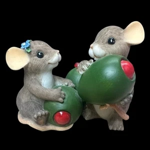 Charming Tails Fitz & Floyd "OLIVE YOU" Figurine 84/146 Mouse Figurine - Picture 1 of 4