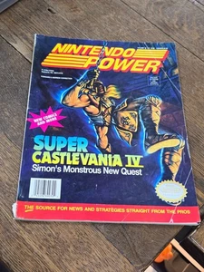 ✨ NINTENDO POWER Magazine #32 - Super Castlevania II * The Rocketeer Poster - Picture 1 of 13