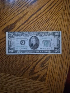 1950A $20 Misaligned, Repetitive # Federal Reserve Note Currency Collectible - Picture 1 of 4