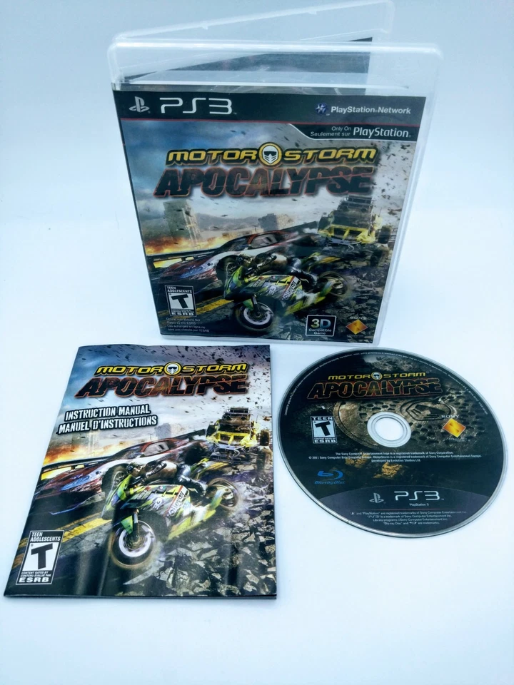 MotorStorm Apocalypse - PS3 (Sony PlayStation 3) CIB Completo No Para Reventa  Foto 1 de 2