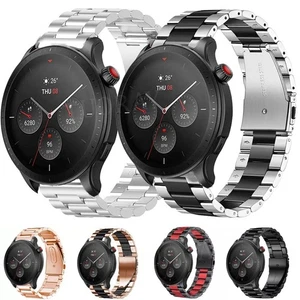Edelstahl Armband für Amazfit 5 Bip Lite GTS 2 3 4 mini GTR 42/47mm Smartwatch - Bild 1 von 62