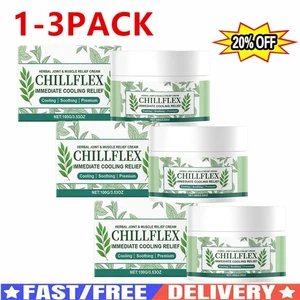 1-3X CHILLFLEX Menthol Soothing Cream Joint Activities Throughout The-Body 100 g - Picture 1 of 20