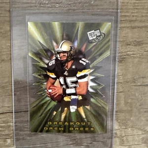 Drew Brees 2001 Press Pass Breakout rookie RC Purdue Boilermakers die-cut - Picture 1 of 2