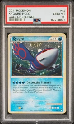 Pokemon Kyogre Holo - Call of Legends - 12/95 - PSA 10 pop 15 - Image 1 of 2