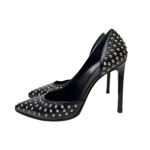 Yves Saint Laurent Leather Printed Rock stud D'Orsay Pumps - Bild 1 von 12