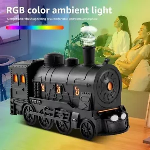 Steam Train Essential Oil Diffuser with Light 300ml Humidifier Quiet Auto-Off~ - Picture 1 of 15
