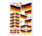 Arkusz naklejek A4 Niemcy Naklejki winylowe - Flaga niemiecka Wakacje Podróż #81774