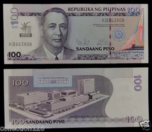 Philippines 100 Piso Commemorative Paper Money 2013 UNC, NATIONAL YEAR OF RICE - Picture 1 of 1