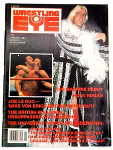 WRESTLING EYE JAN 1987 - RIC FLAIR / HULK HOGAN / BRITISH BULLDOGS - Bild 1 von 4