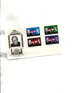 St.Helena FDC Sc#184 to 187 CHURCHILL - Picture 1 of 1