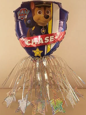 5 centros de mesa Paw Patrol globos de aluminio de cumpleaños decoraciones favores premios Foto 1 de 4