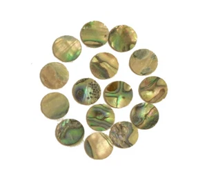 Green Abalone Inlay Material Dots From 3mm-9mm- DG - Picture 1 of 1