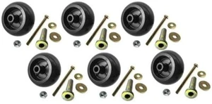 6 Deck Wheels for 62" 72" Exmark Toro Timecutter Z253 Z Master Zero Turn Mowers - Picture 1 of 5