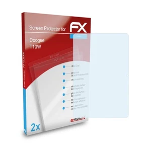 atFoliX 2x Film Protection d'écran pour Doogee T10W Protecteur d'écran clair - Photo 1/8