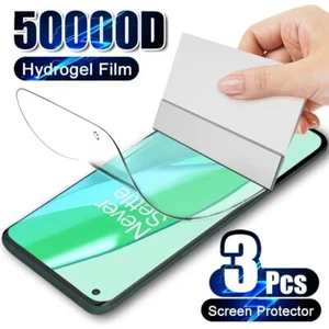 3PCS Hydrogel Film For OnePlus 11R 9R 9RT 7T 8T ACE 10R 10T Screen Protector - Zdjęcie 1 z 12