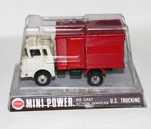 Shinsei Cox Mini Power escala 1/60 EE. UU. Camión de caja rojo blanco para camiones 4219 juguete - Imagen 1 de 3
