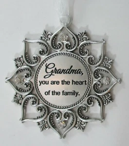 S2 Nonna sei il cuore della famiglia Pensieri d'amore ORNAMENTO Ganz - Foto 1 di 8