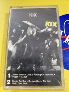 KIX Self Titled Debut Hard Rock Hair Metal Casssette Tape 80's Glam Tested! - Picture 1 of 5