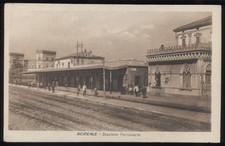 cartolina ACIREALE stazione ferroviaria