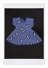 Karen Savage Blue Dress Photogram Vintage Color Photo Photograph Fine Art Print