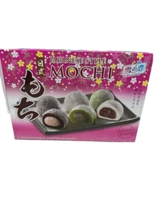 YUKI & LOVE JAPANESE STYLE MOCHI MIX FLAVOR RED BEAN GREEN TEA TARO  - Picture 1 of 2