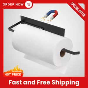 Magnetic Paper Towel Holder for Fridge, Toilet Paper Roll Holder Magnetic Paper° - Picture 1 of 24