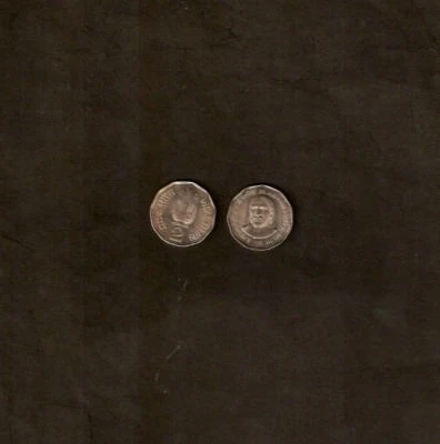 INDIA 2 RUPEES KM-131 1998 SRI AUROBINDO UNC COMMEMORATIVE INDIAN MONEY COIN - Image 1 of 3