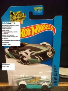 2014 HOT WHEELS #15 -2 MR11 SLVR BLK J5 💰😍💎 HW CITY 14 AM CARD - Picture 1 of 1