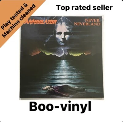 Annihilator – Never, Neverland 1990 LP Roadrunner Records Thrash Metal Nm / Nm - Image 1 of 4