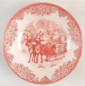 Royal Stafford Santa's Sleigh rot Salatteller 11267299 - Bild 1 von 5