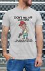 Mens Don't Piss Off Old People T shirt Gift For Grandpa Dad Sarcasm Tee Shirt