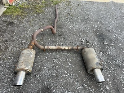 Volvo V70R V70 1998-2000 camioneta conjunto de escape doble trasero turbo OEM #4365E Foto 1 de 4