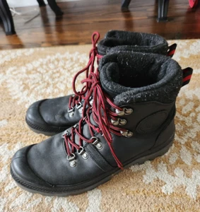Palladium Stiefel Herren 7 Schwarz Leder Halbhoch - Bild 1 von 6