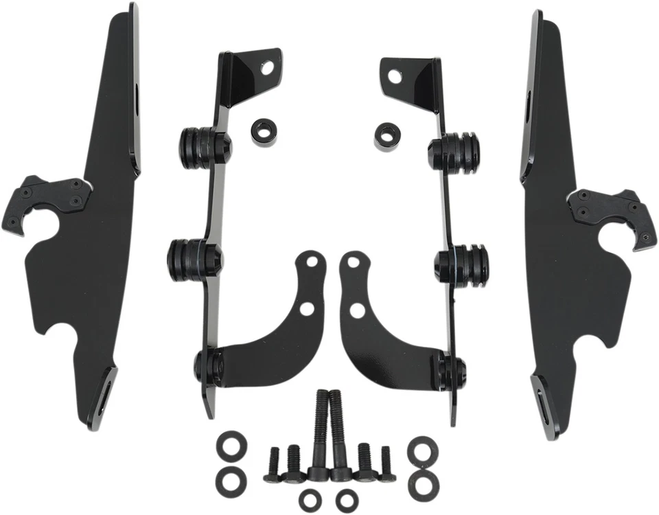 750 Shadow Memphis Shades Trigger-Lock Mount Kit / Batwing Fairing Black MEK1955 Foto 1 de 1