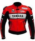 High Quality Yamaha Leather Motorbike Jacket Ce Approved Armors Yamaha Jacket