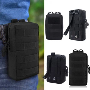 Paquete Táctico de Cintura Molle EDC Herramientas de Caza Soporte Fanny Pack Cubierta para Teléfono Móvil - Imagen 1 de 13