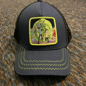 Gold Star Hat Black Trucker Hat Cap Mens Adjustable Mesh back - Picture 1 of 10