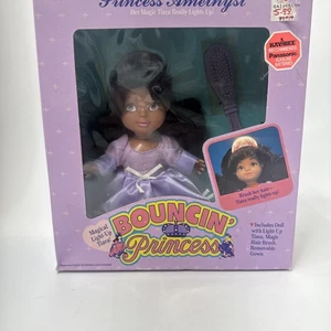 1989 Vintage Galoob Bouncin Princess - Prinzessin Amethyst Afroamerikanerin - Bild 1 von 8