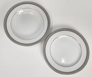 Mikasa Platinum Crown L3428, Fine Bone China, Salad Plate and Soup Bowl - Picture 1 of 22