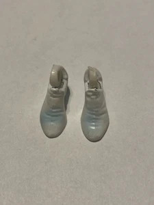 Scarpe/piedi bianchi donna 1:12 tacco foraggio personalizzato zeppe plateau tacchi a spillo #2 - Foto 1 di 7