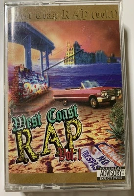 WEST COAST RAP Vol. 1 Cassette Tape *Gangsta Style Rap 1996 * NEW - Rare to Find - Image 1 of 4